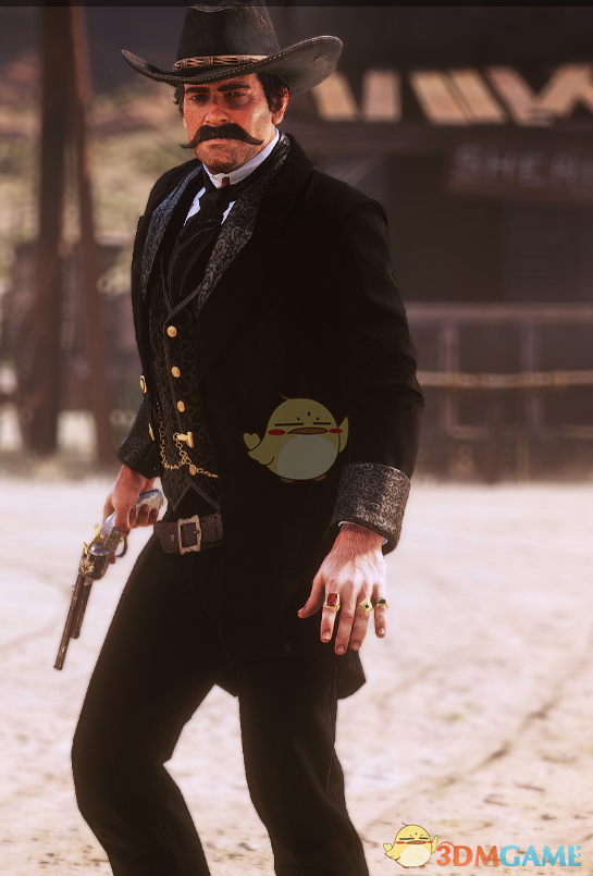 《荒野大镖客2》适配Eastern Epic's的黑发亚瑟MOD