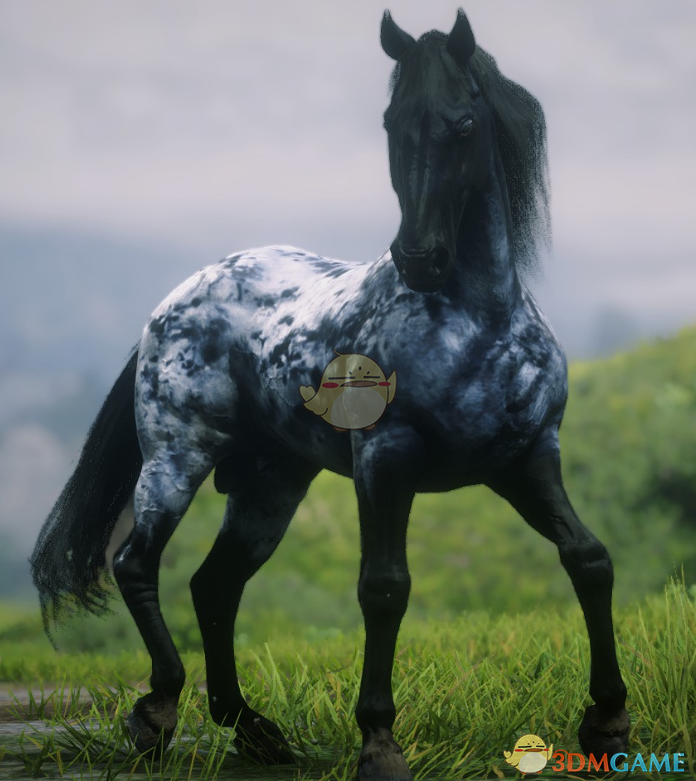 《荒野大镖客2》蓝色斑点穆尔格斯马MOD
