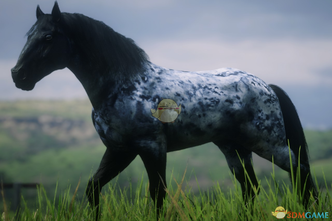 《荒野大镖客2》蓝色斑点穆尔格斯马MOD