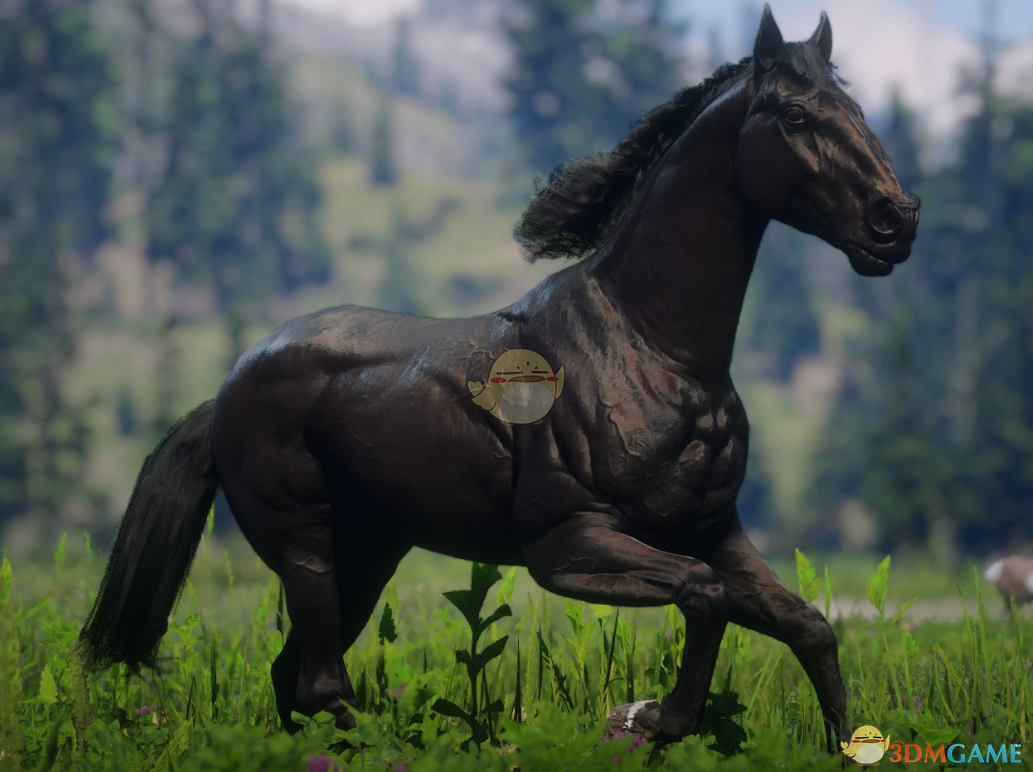 《荒野大镖客2》烟黑色穆尔格斯马MOD