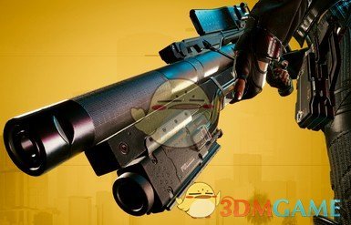 《赛博朋克2077》阿修罗智能步枪集成抑制器MOD
