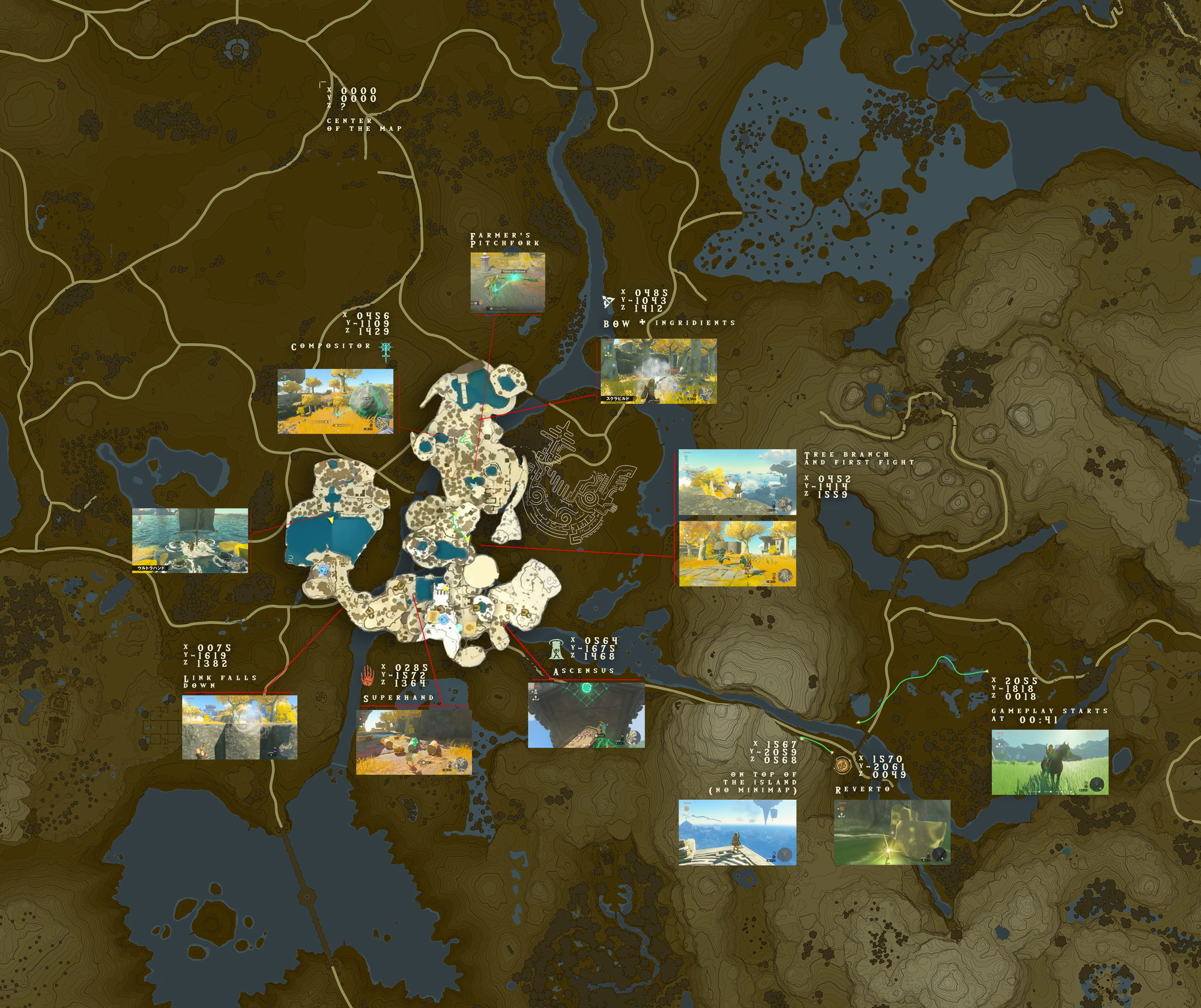 厉害了！玩家拼凑出《塞尔达：王国之泪》空岛地图