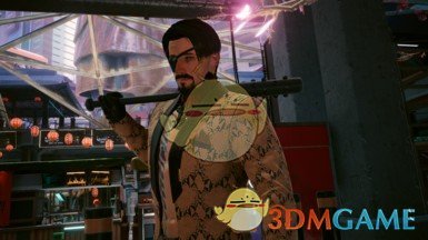 《赛博朋克2077》真岛吾朗脸部预设MOD