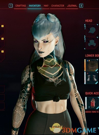 《赛博朋克2077》痛苦之拥伊芙琳KDA皮肤发型MOD