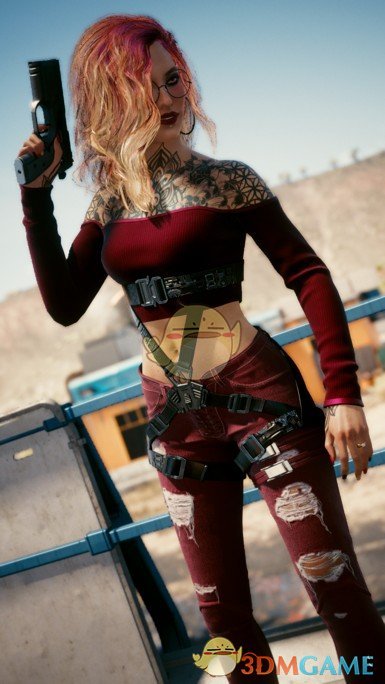 《赛博朋克2077》Panam的安全带MOD