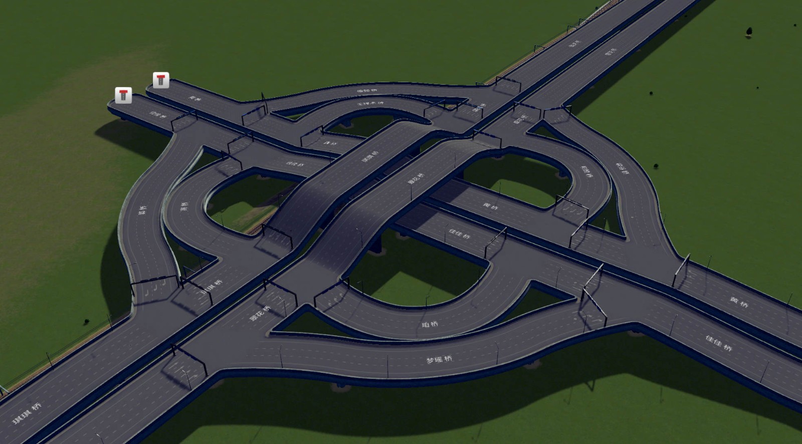 《城市：天际线》平层立交桥MOD