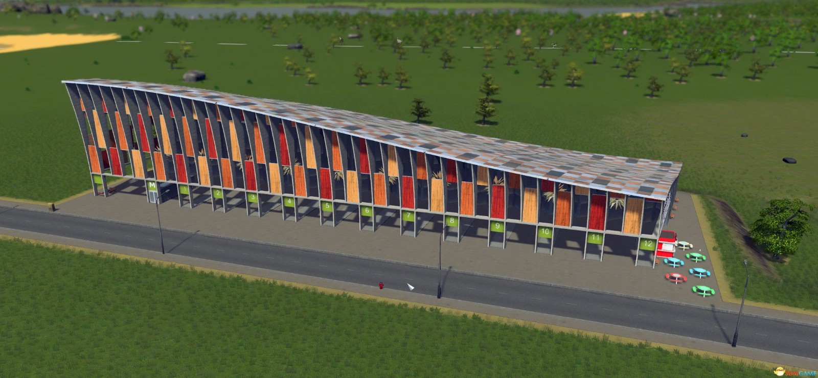 《城市：天际线》 城市公交地铁转运站MOD