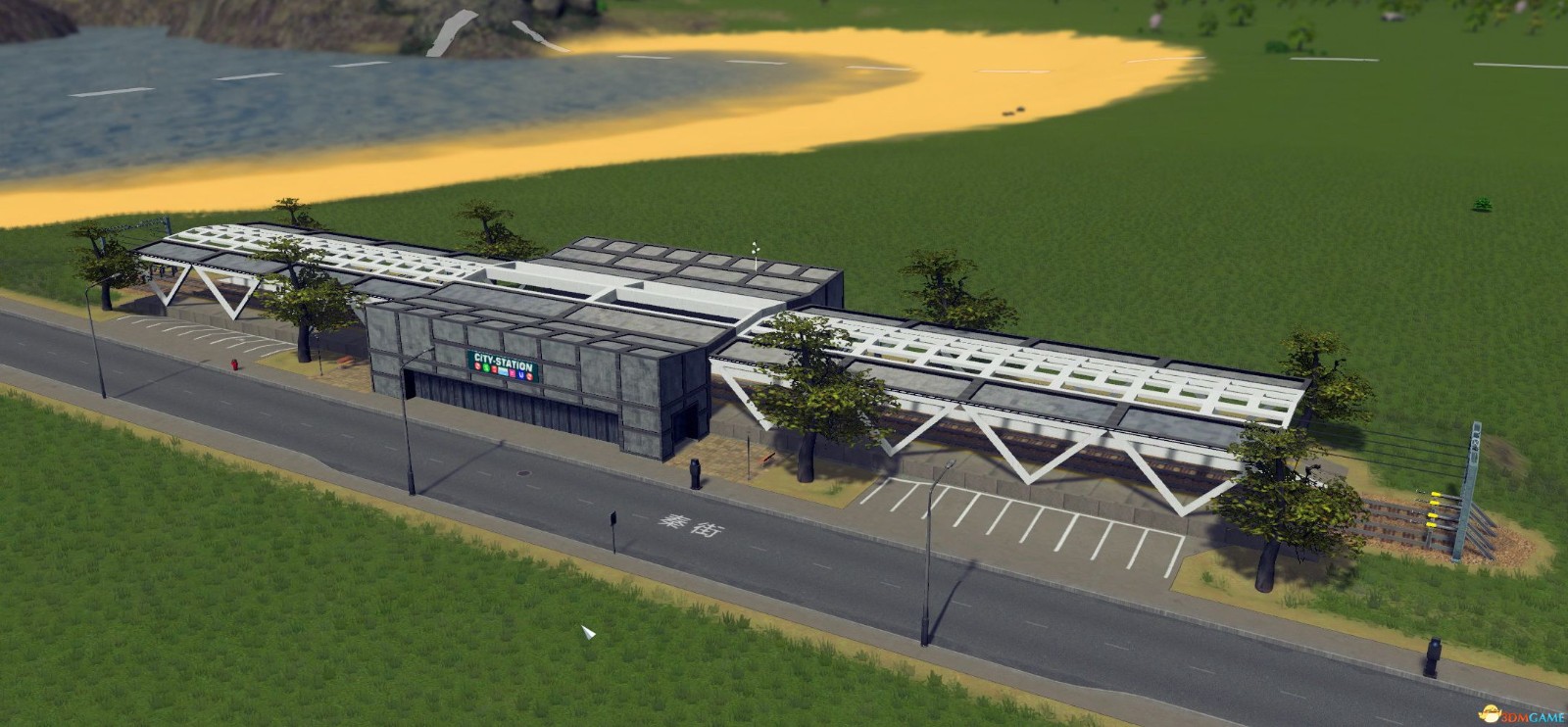 《城市：天际线》 城市火车地铁转运站MOD