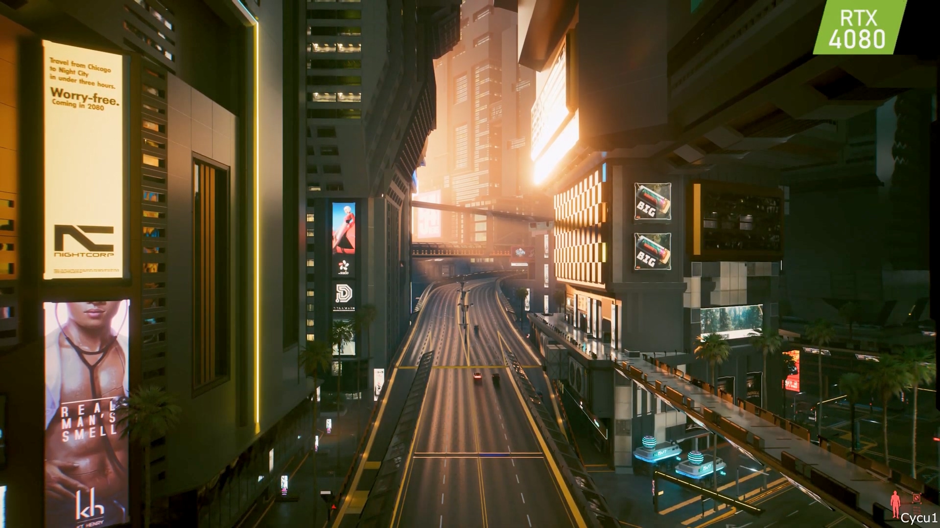 《赛博朋克2077》画面对比：超速光追 vs PS5光追