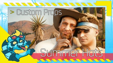 《赛博朋克2077》AMM道具夏季帽子MOD