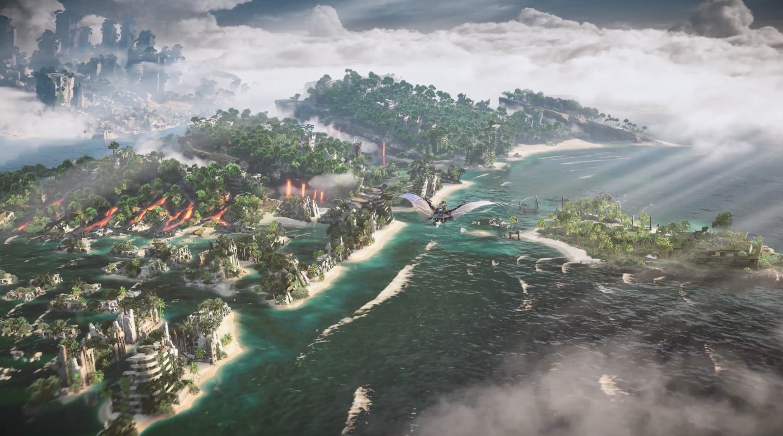 《地平线：西之绝境》DLC“炙炎海岸”发售宣传片