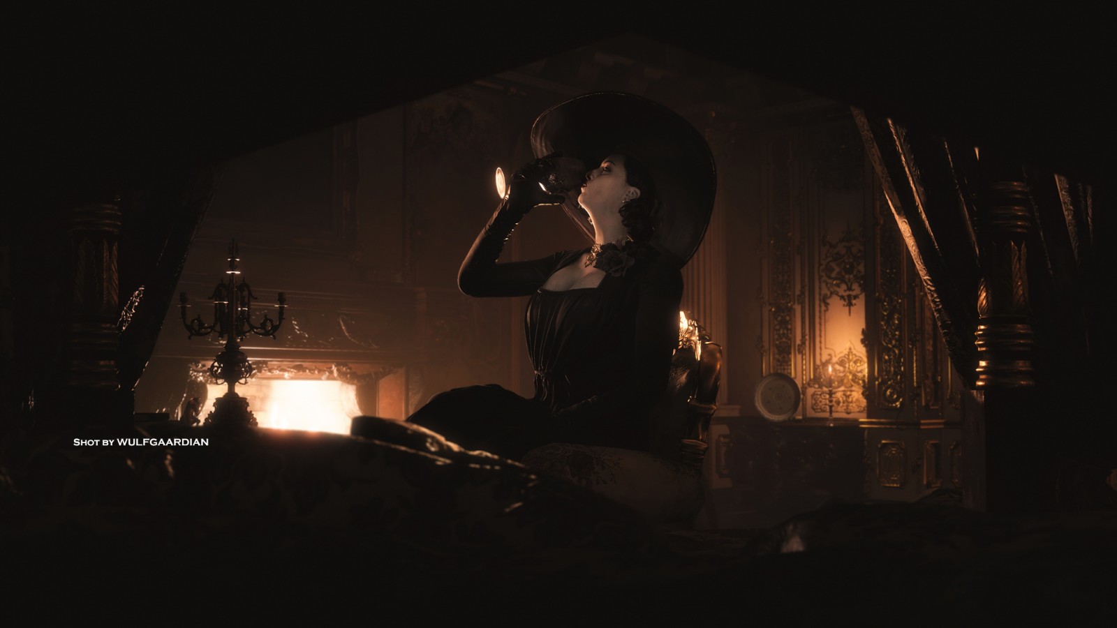 《生化危机8》夫人黑色礼服MOD