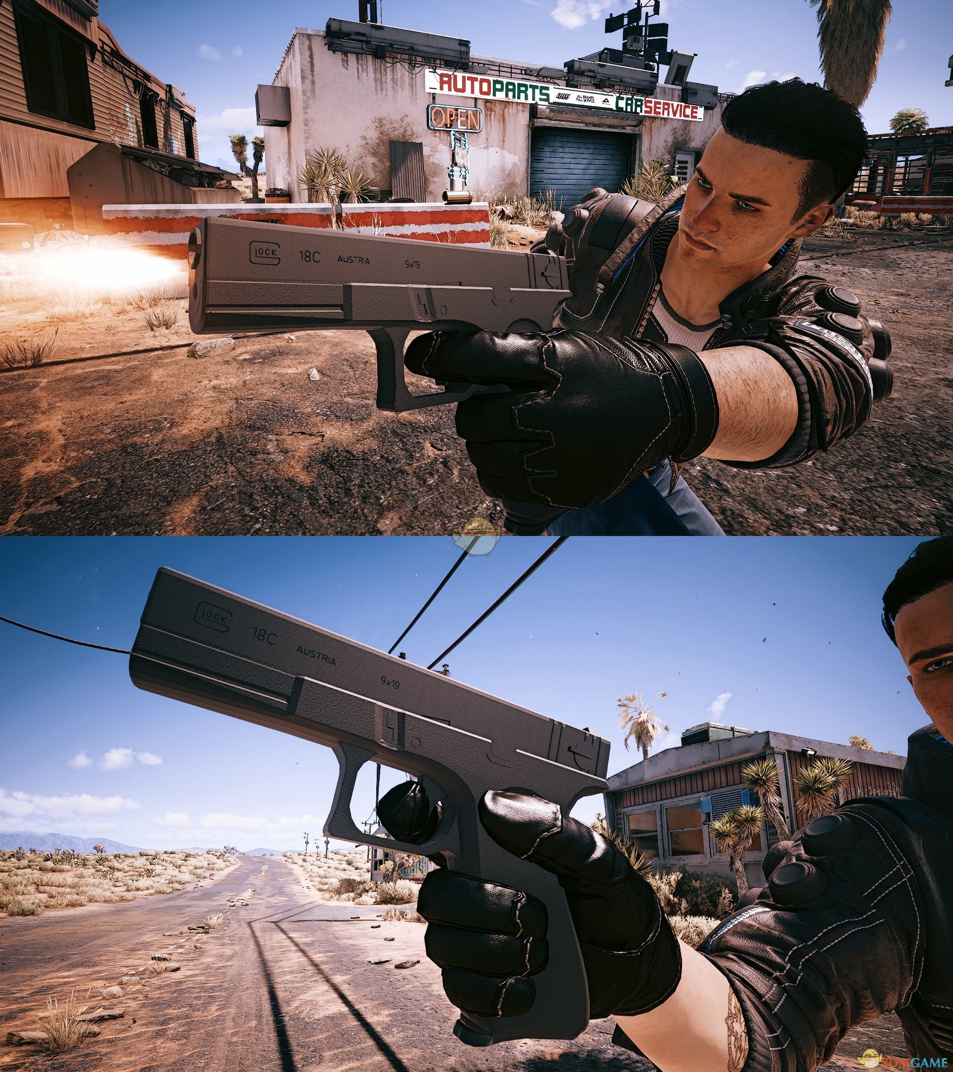 《赛博朋克2077》格洛克18C替换M-10AF莱克星顿MOD