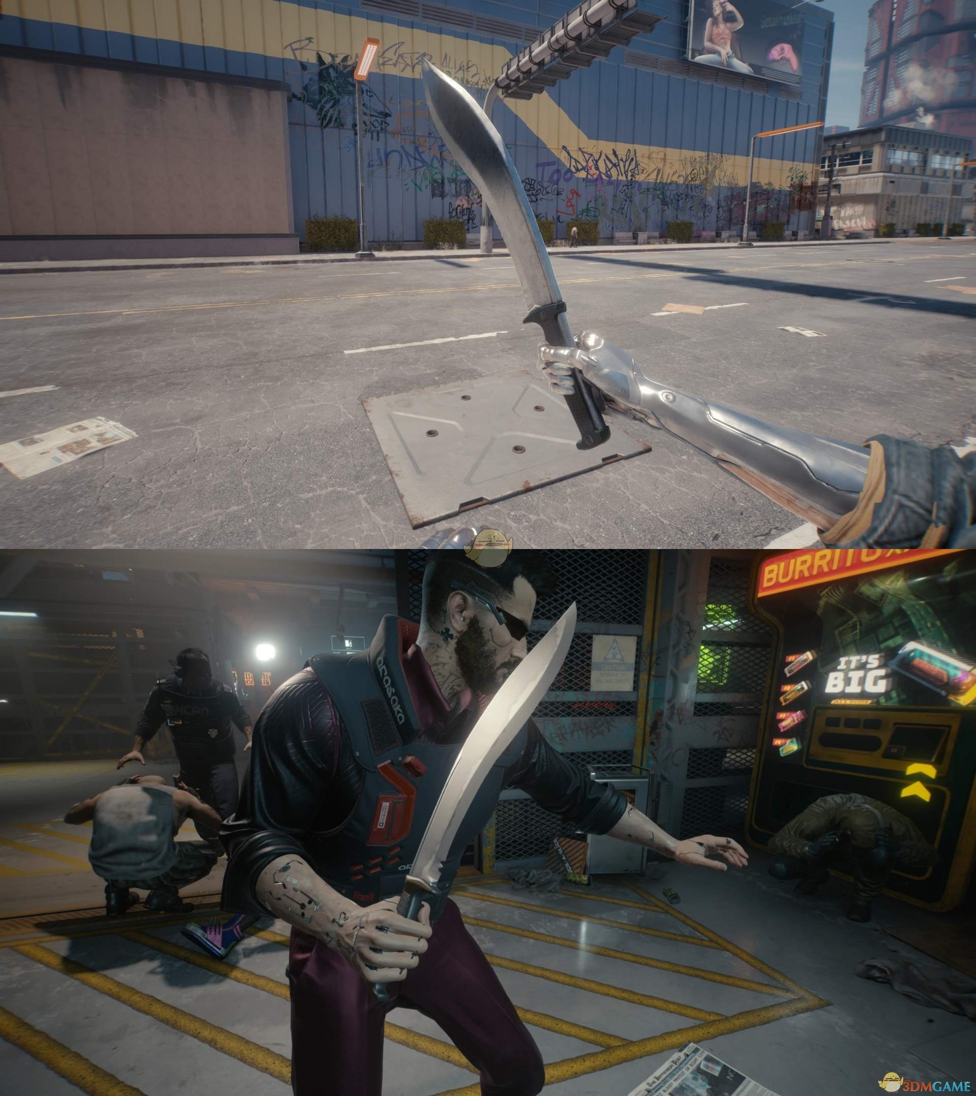 《赛博朋克2077》更好的反曲刀MOD