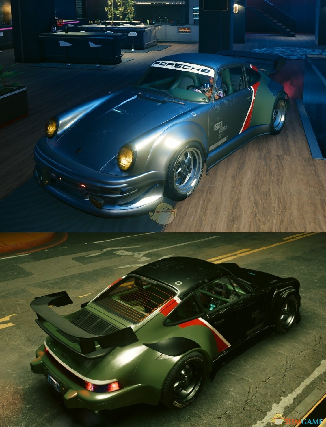 《赛博朋克2077》保时捷911-车身套件MOD