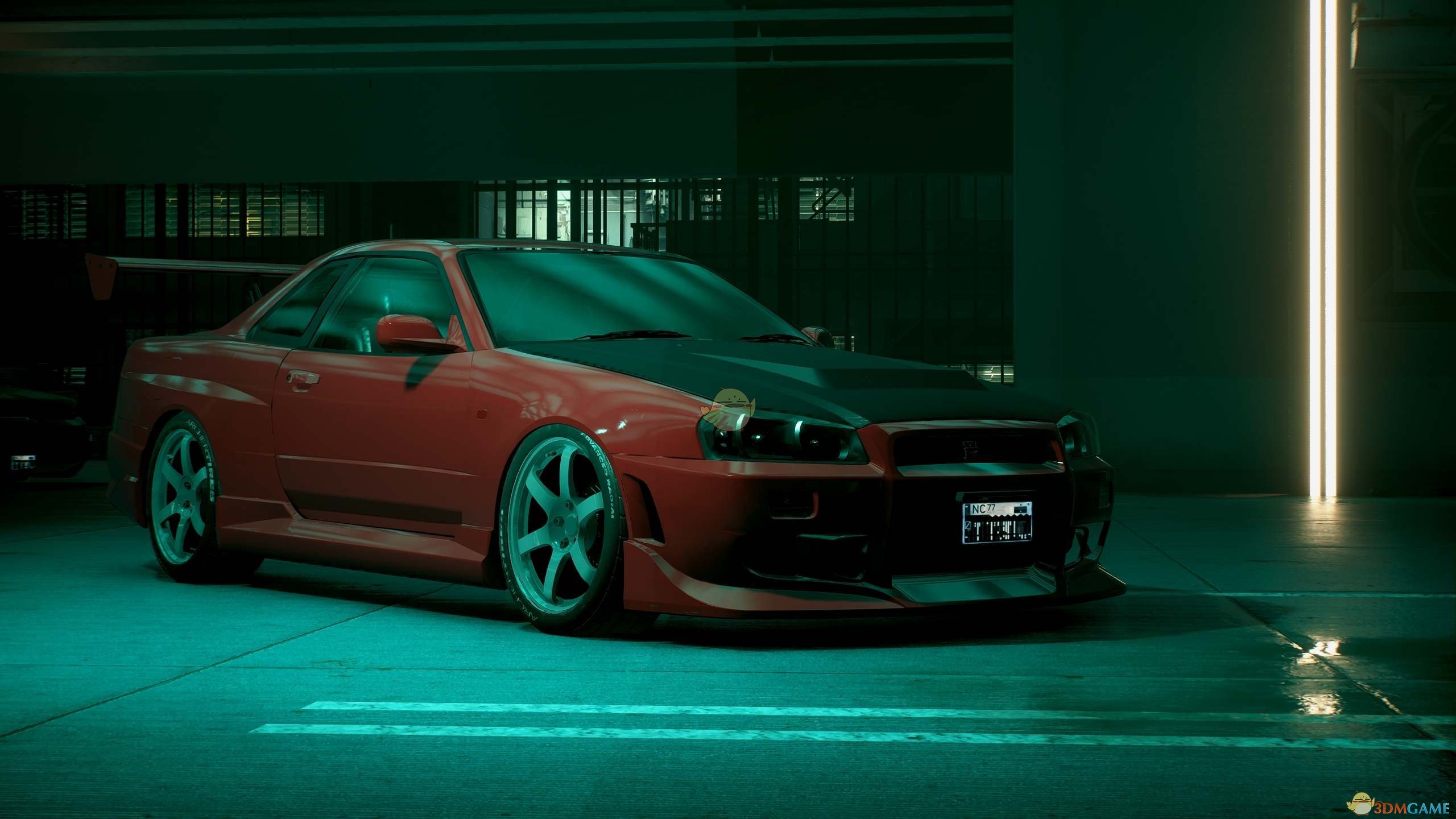 《赛博朋克2077》添加-日产Skyline GT-R R34-C-West改装款MOD