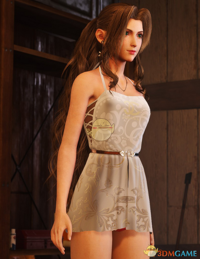 《最终幻想7：重制版》爱丽丝的休闲银色连衣裙MOD