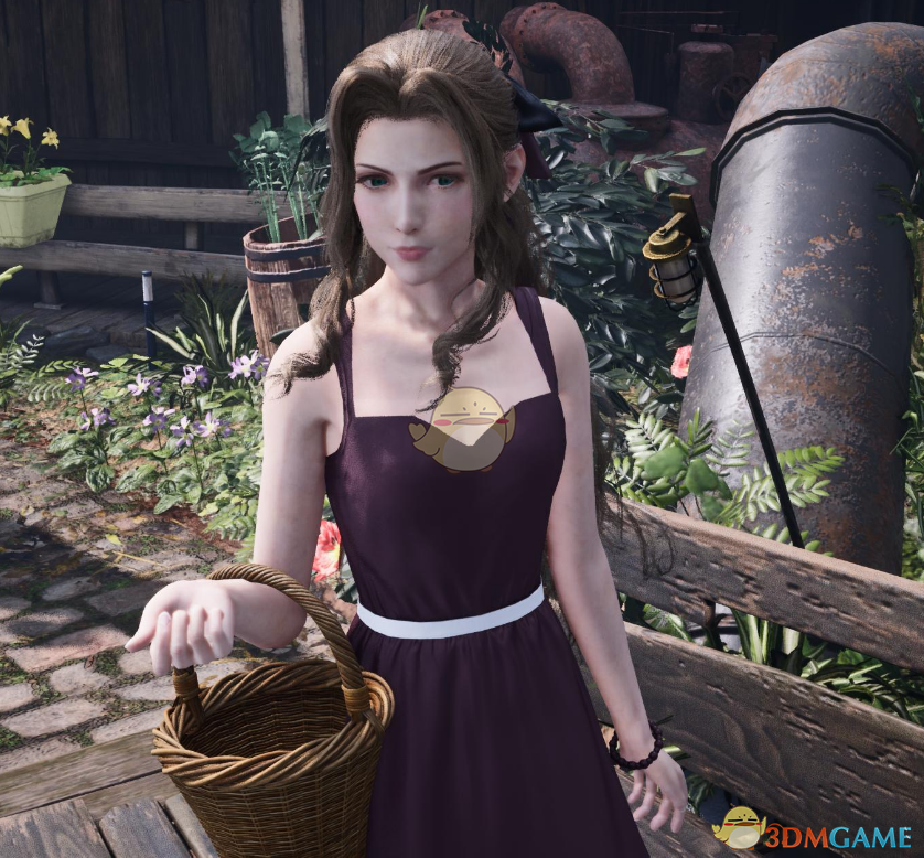 《最终幻想7：重制版》爱丽丝的紫色小礼服连衣裙MOD