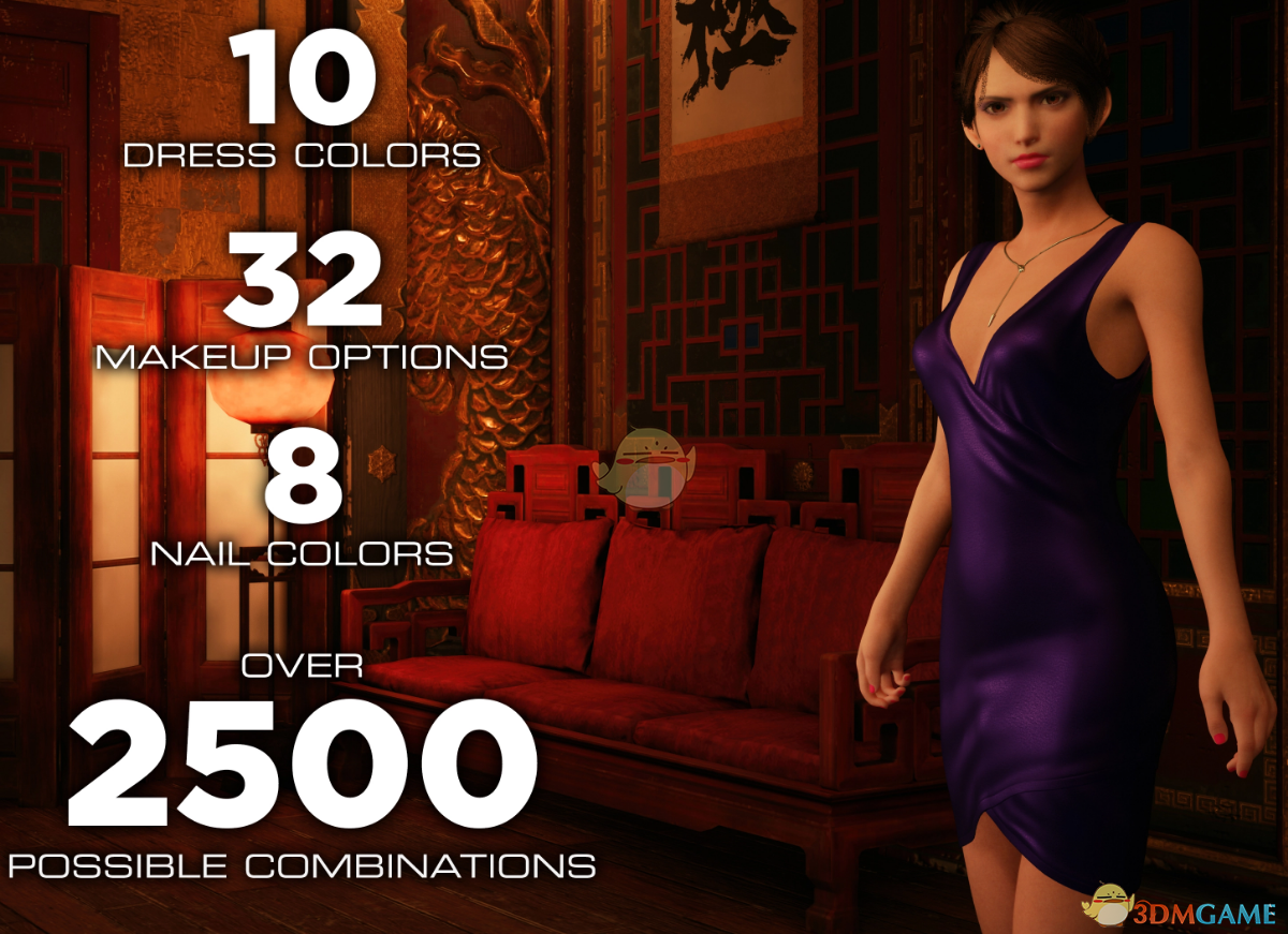 《最终幻想7：重制版》穿晚礼服的NPC杰西合集MOD