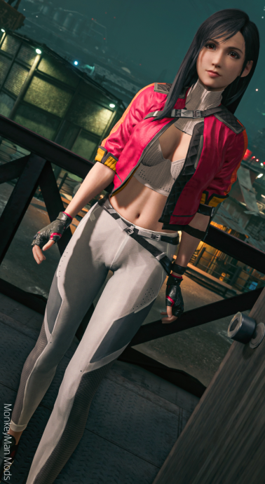 《最终幻想7：重制版》蒂法浪人Ronin装扮MOD