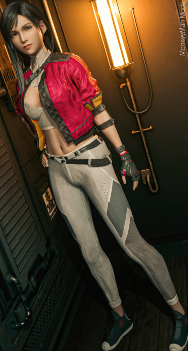 《最终幻想7：重制版》蒂法浪人Ronin装扮MOD