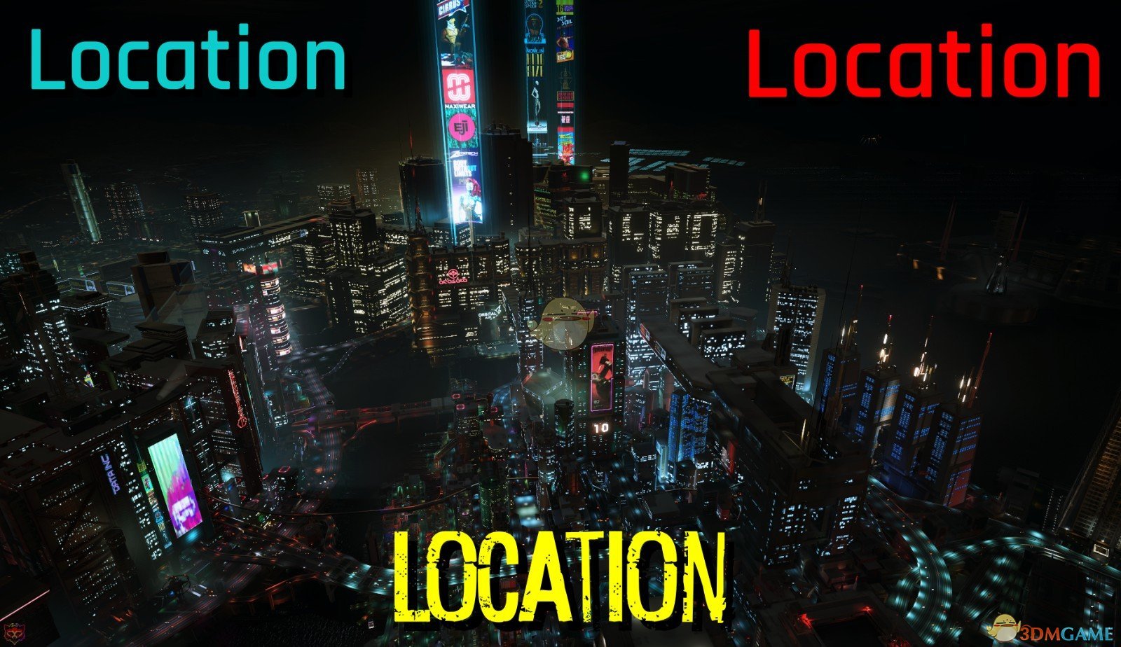 《赛博朋克2077》有趣的位置MOD