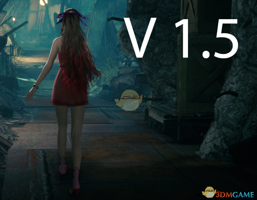 《最终幻想7：重制版》爱丽丝的大胸少短女裙合集MOD