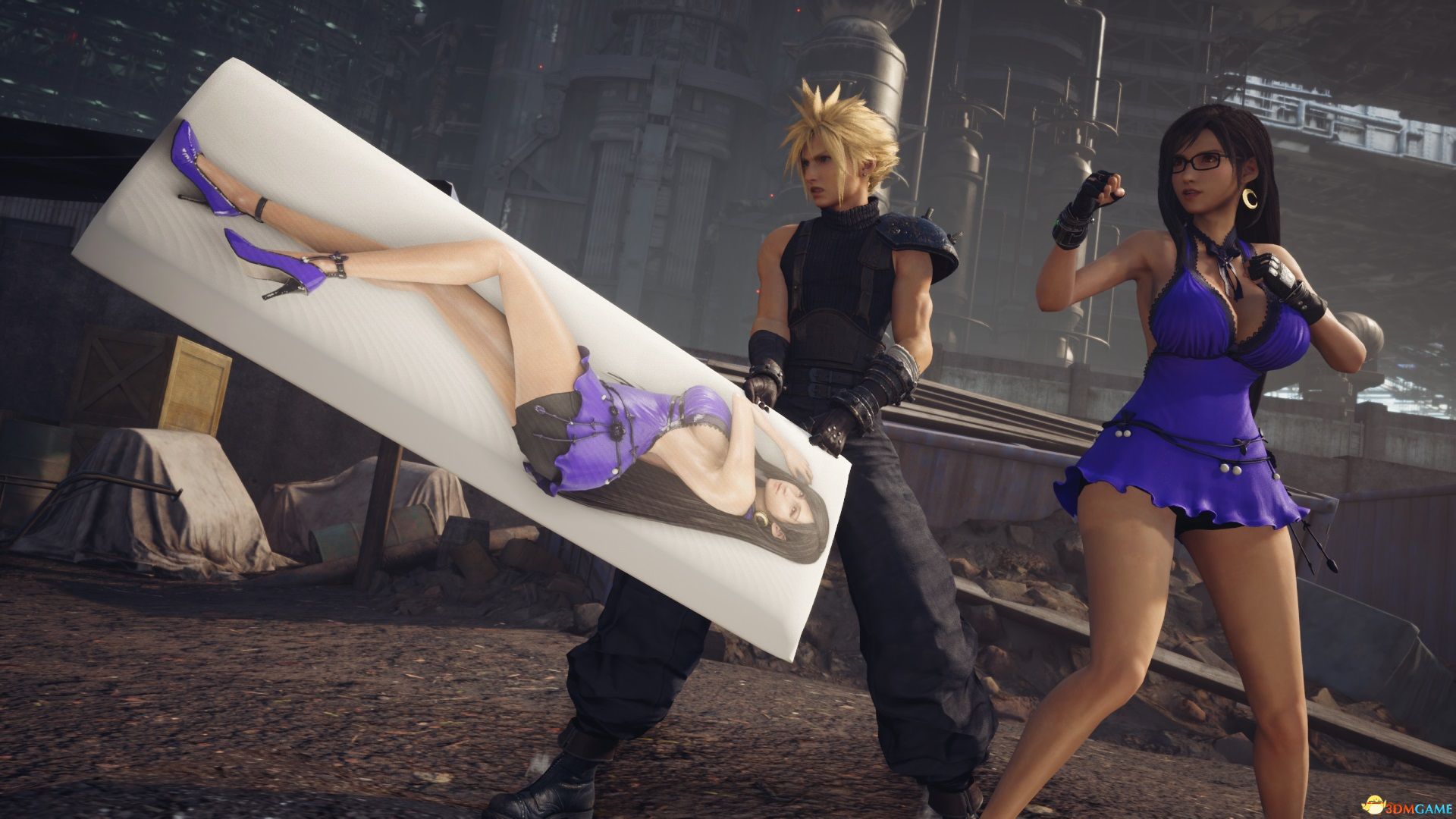 《最终幻想7：重制版》蒂法抱枕MOD