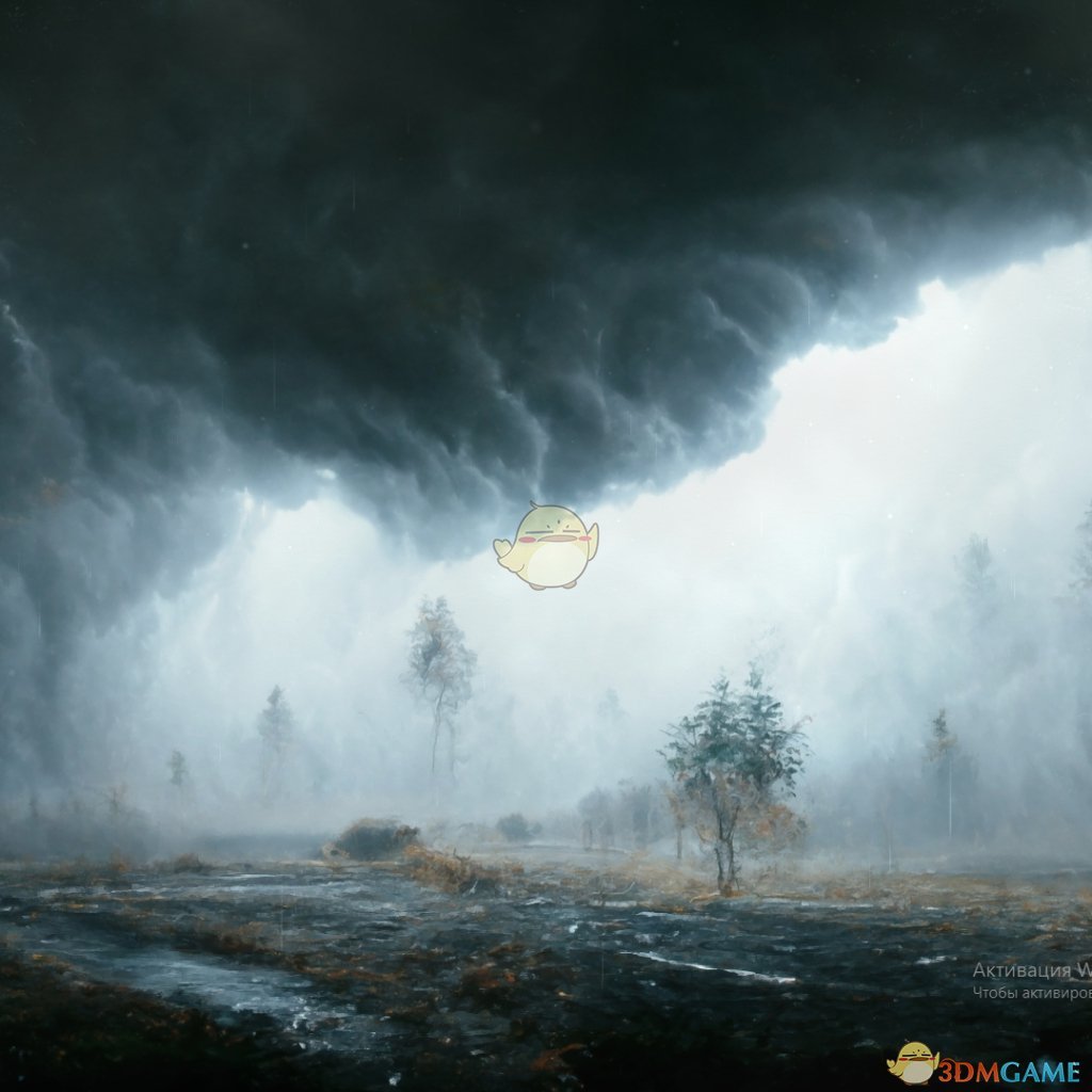 《Wallpaper Engine》黑云笼罩的荒野高清动态壁纸