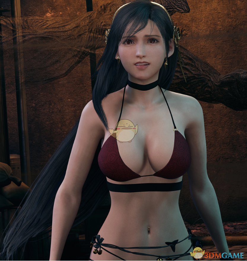 《最终幻想7：重制版》穿比基尼的蒂法太太MOD