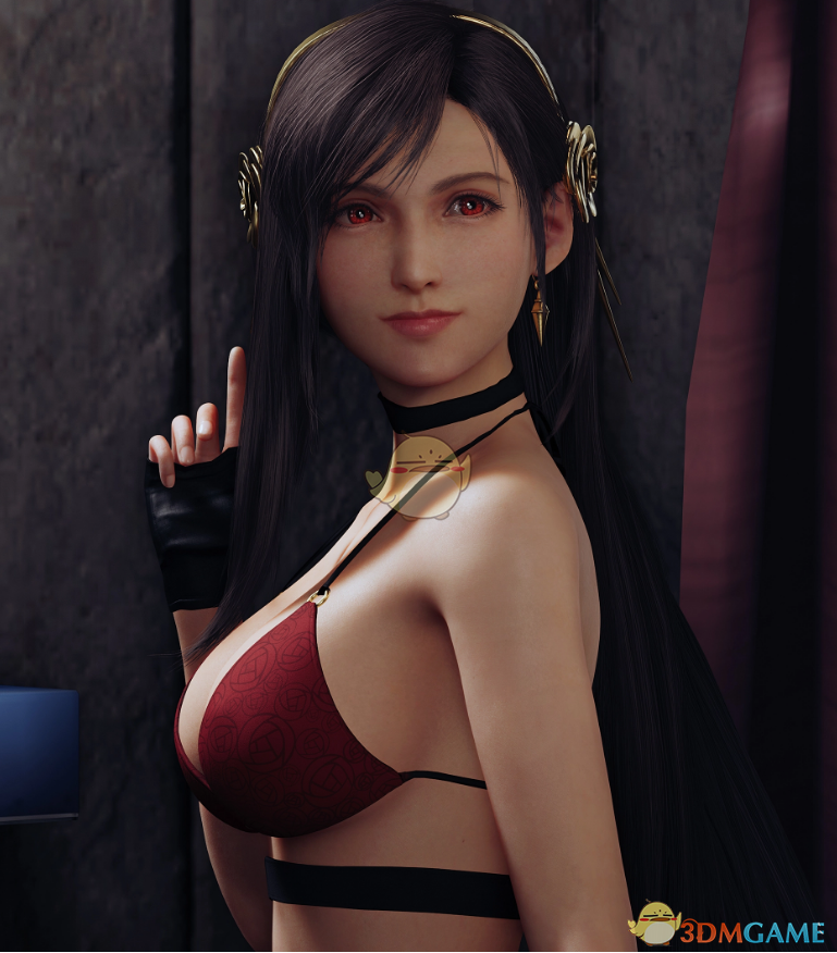 《最终幻想7：重制版》穿比基尼的蒂法太太MOD