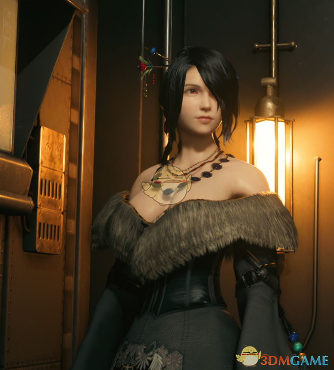 《最终幻想7：重制版》穿Lulu裙子的蒂法MOD