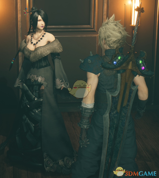 《最终幻想7：重制版》穿Lulu裙子的蒂法MOD