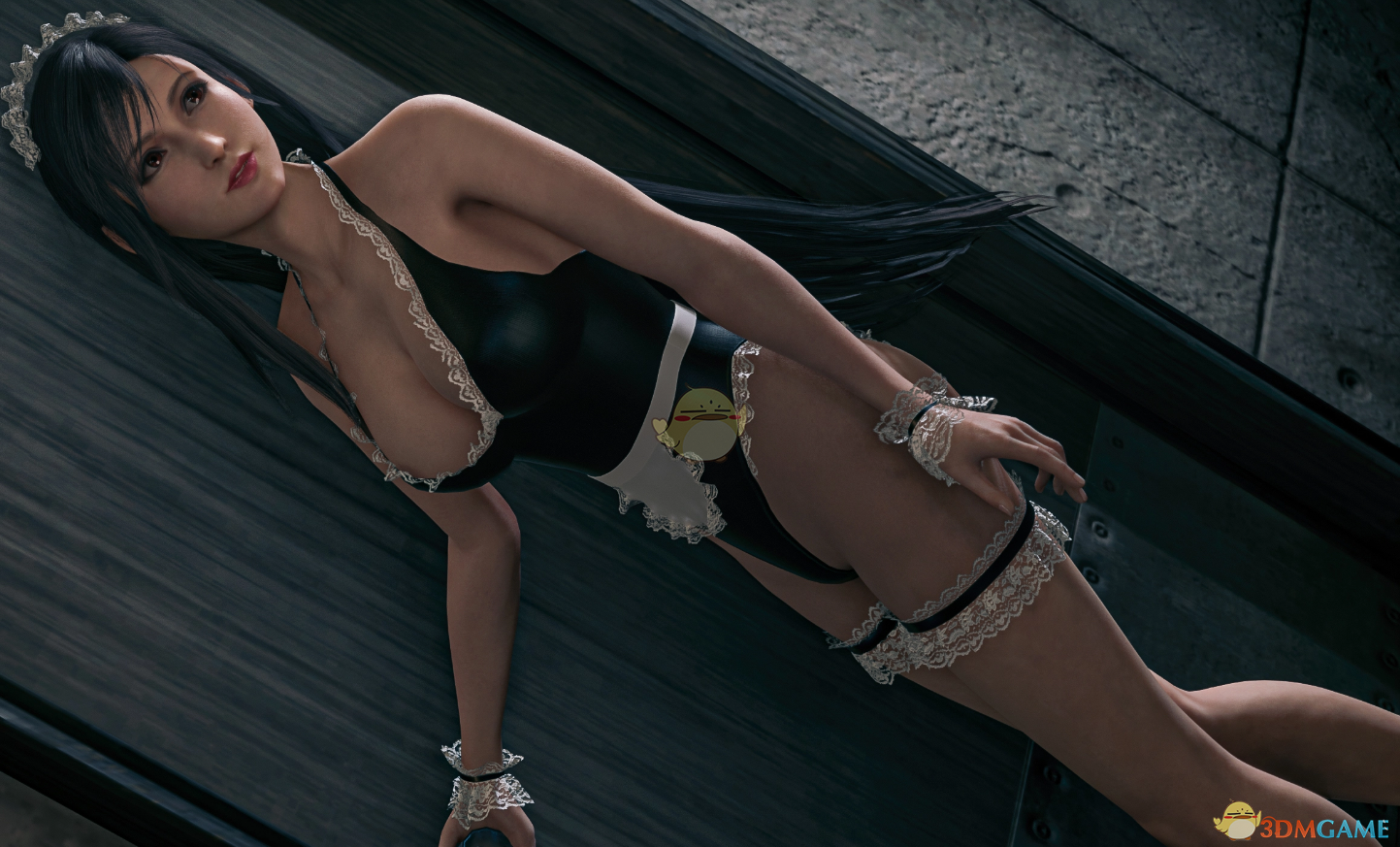 《最终幻想7：重制版》清凉浅妆女仆妆的蒂法MOD