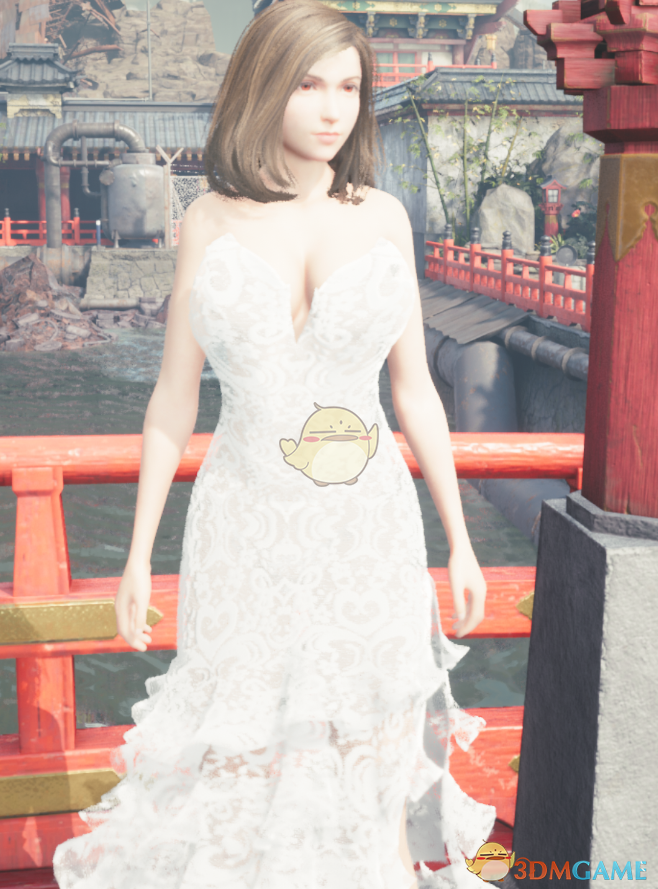 《最终幻想7：重制版》穿爱丽丝性感蕾丝连衣长裙的蒂法合集MOD