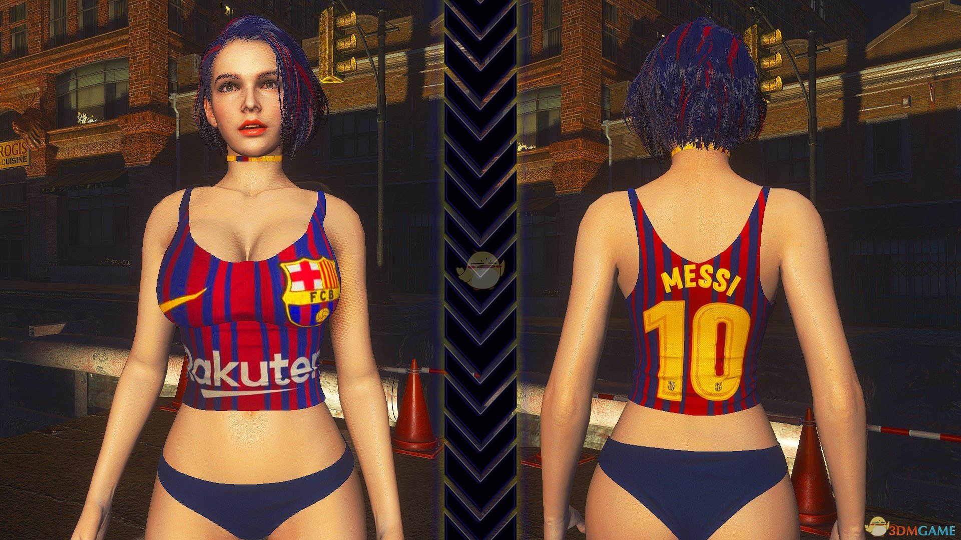 《生化危机3：重制版》巴萨足球宝贝服装MOD