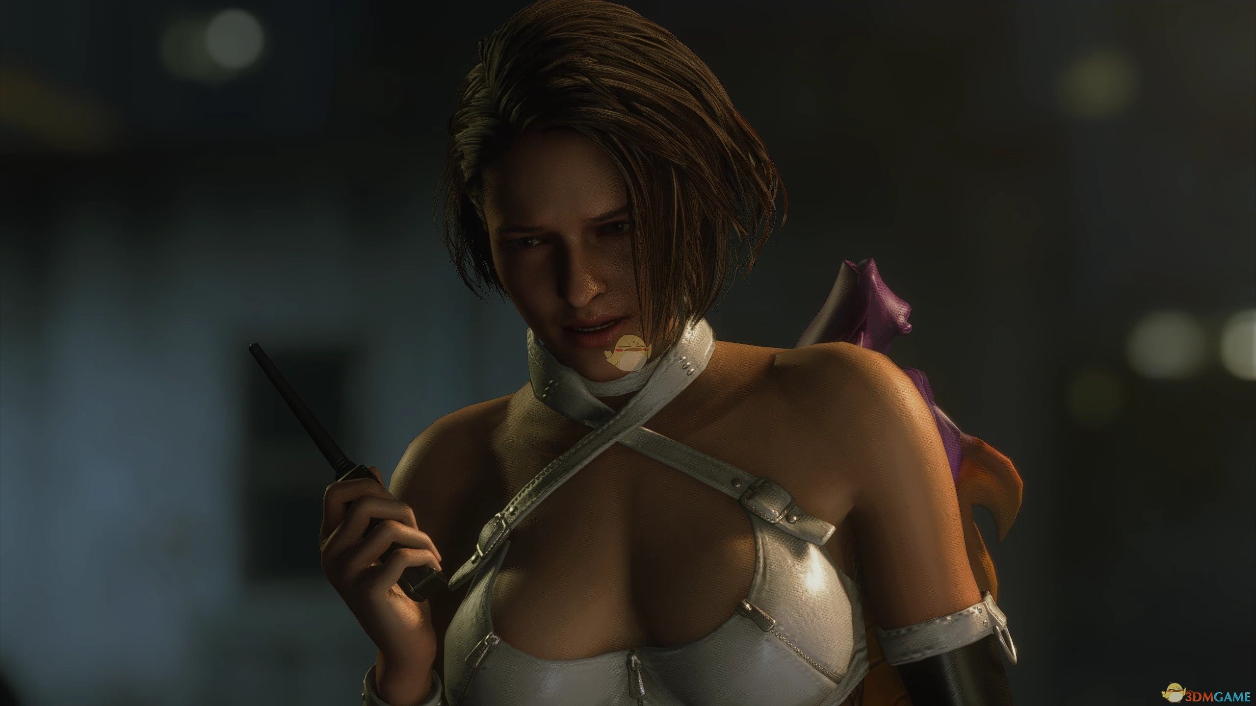 《生化危机3：重制版》白色忍龙风服装白袜MOD