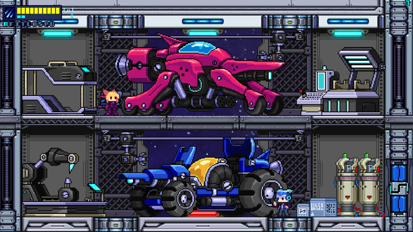 类洛克人《超合金游侠》4月28日登陆Switch 硬核2D动作