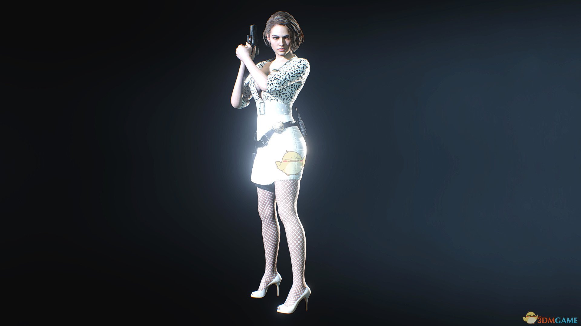《生化危机3：重制版》豹纹短裙白丝短裙MOD