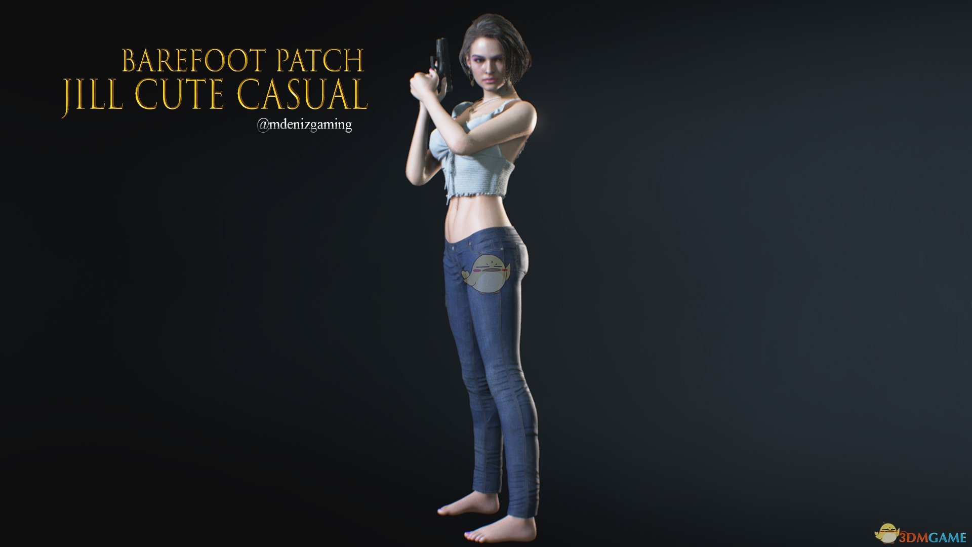 《生化危机3：重制版》赤足露腹休闲装MOD