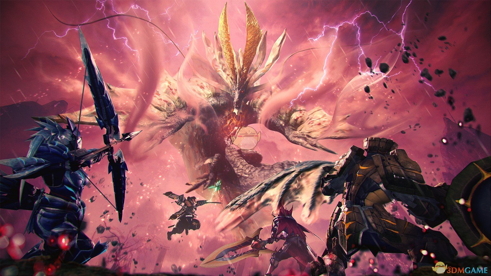 《怪物猎人：崛起》曙光开始画面-岚龙画面MOD