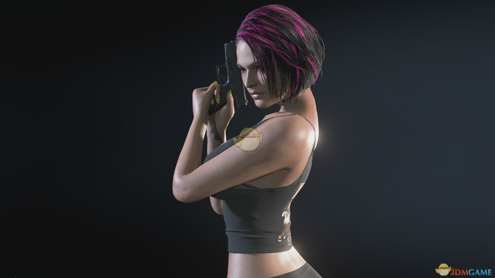 《生化危机3：重制版》古驰卡通休闲背心短裤MOD