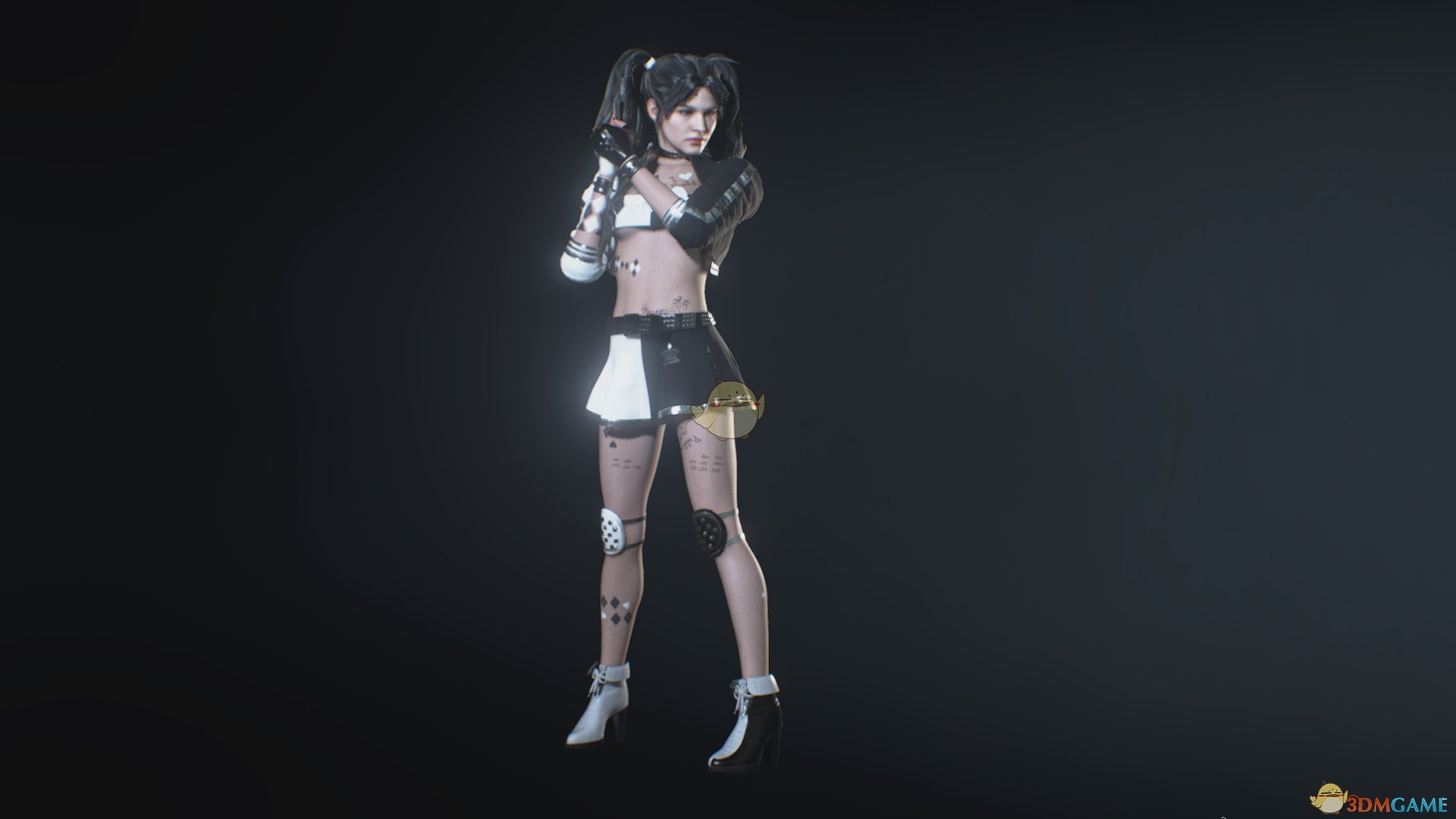 《生化危机3：重制版》黑白配色小丑女服装MOD