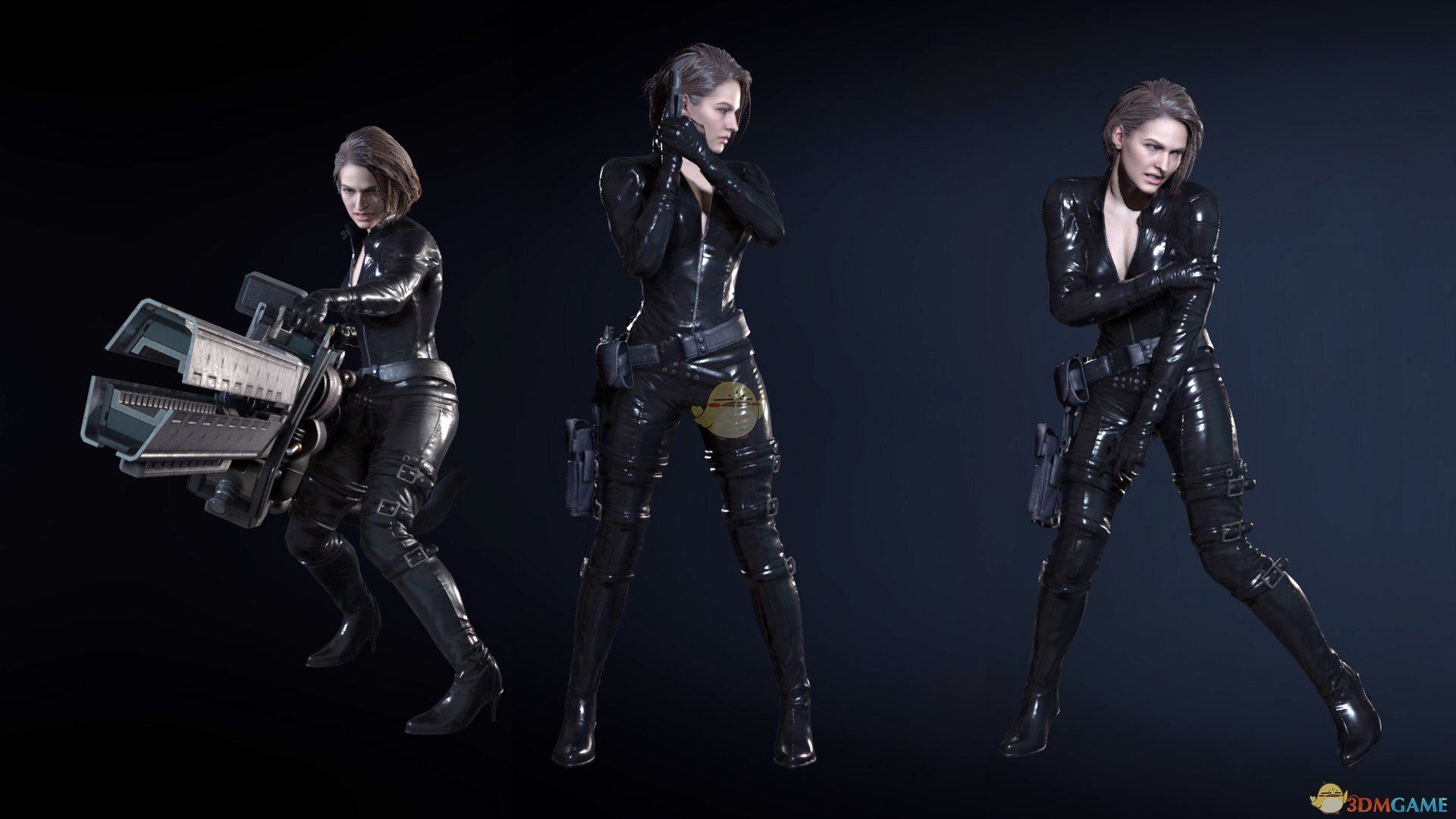 《生化危机3：重制版》黑胶紧身皮衣MOD