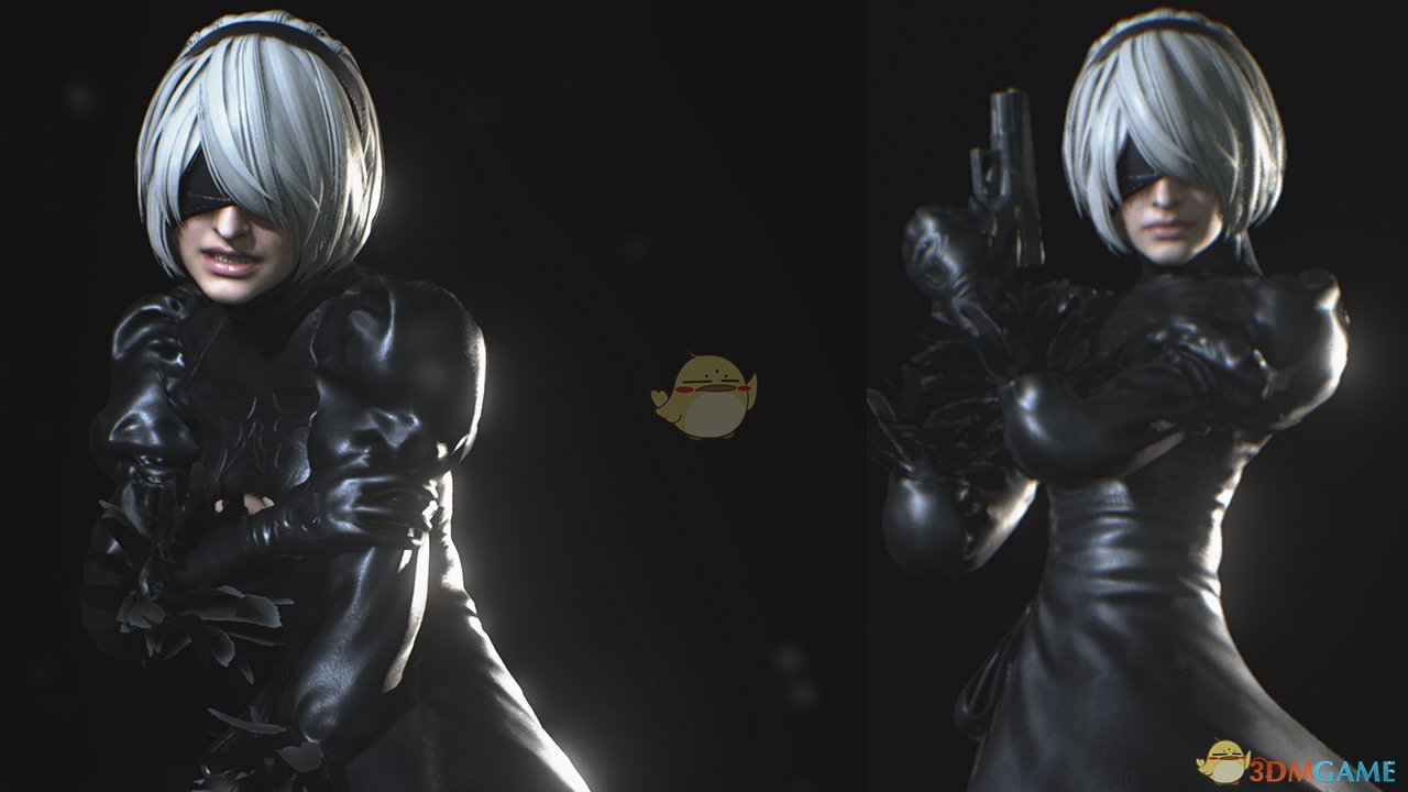 《生化危机3：重制版》黑色紧身2BMOD