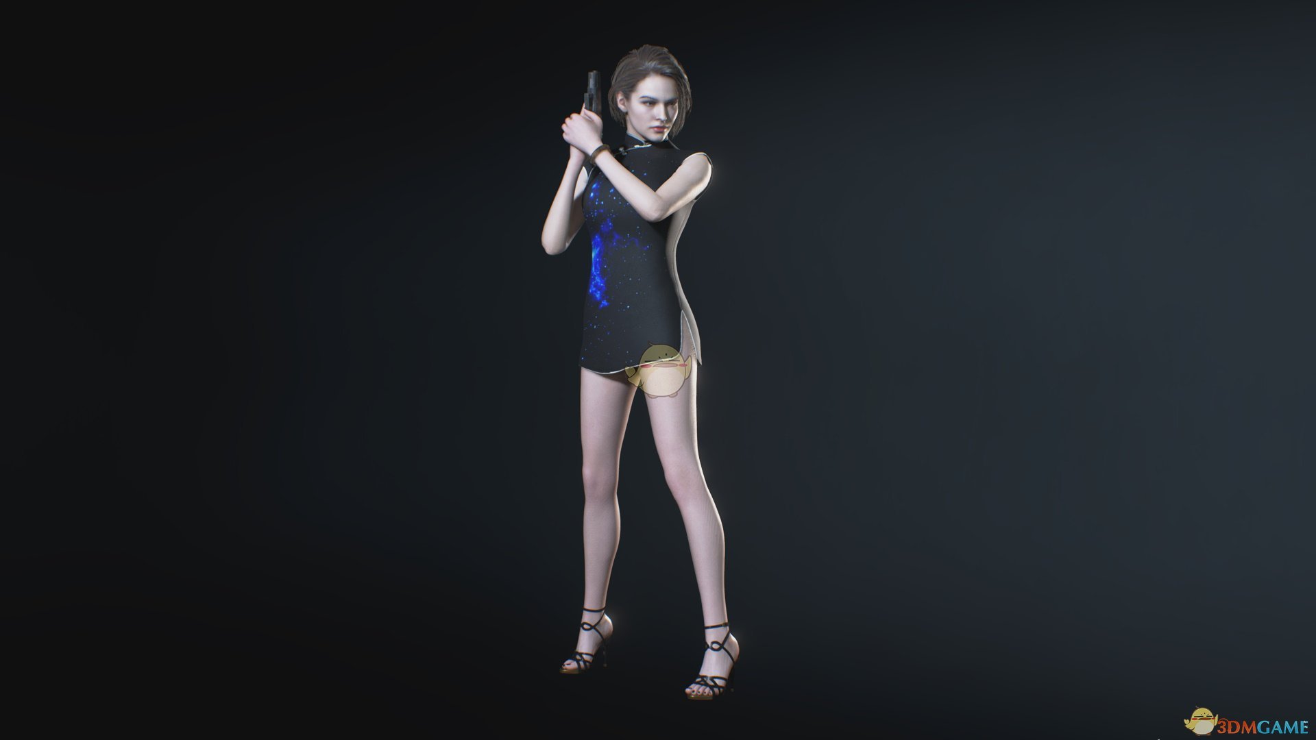 《生化危机3：重制版》黑色星空旗袍MOD