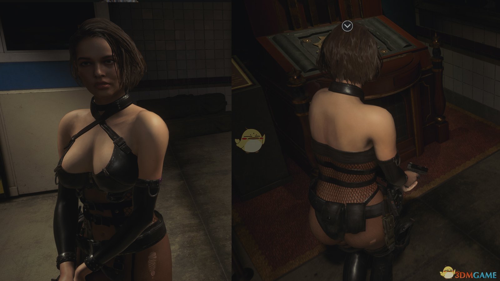 《生化危机3：重制版》黑色性感忍龙风服装MOD