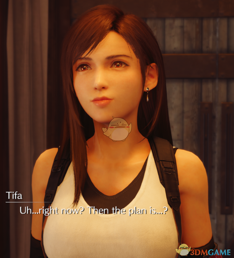 《最终幻想7：重制版》Jujub的咖啡色头发的蒂法MOD