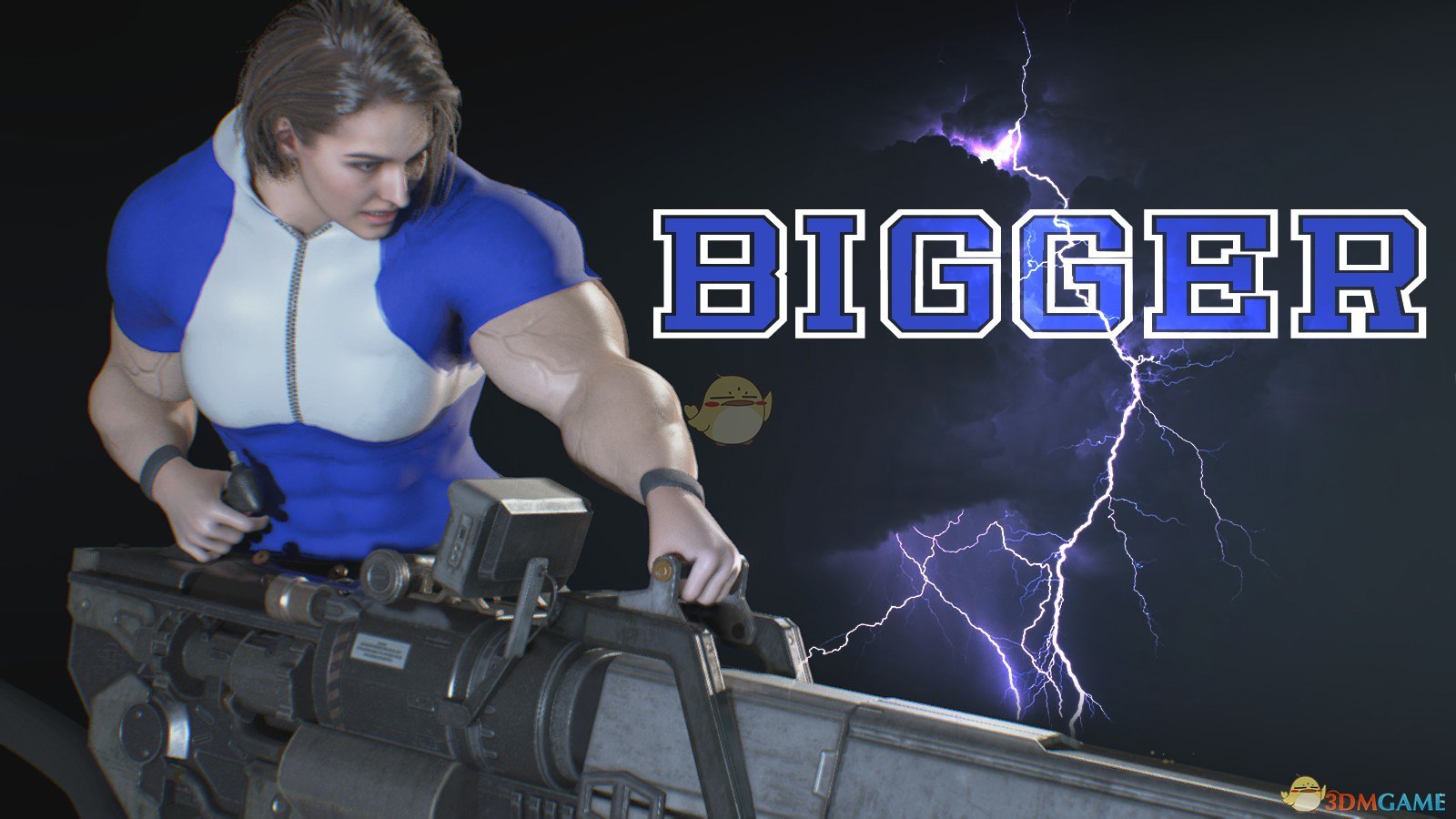 《生化危机3：重制版》魔鬼肌肉女MOD