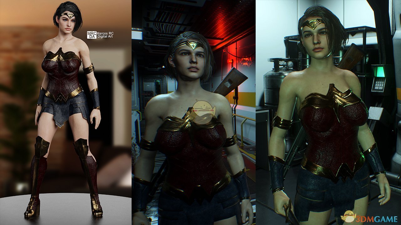 《生化危机3：重制版》神奇女侠服饰MOD